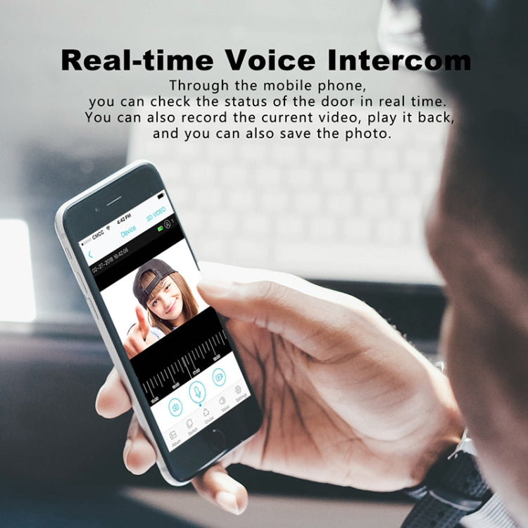 M200B WiFi Intelligent Square Button Video Doorbell, Support Infrared Motion Detection & Adaptive Rate & Two-way Intercom & Remote / PIR Wakeup, M200B M200B WiFi Intelligent Square Button Video Doorbell, Support Infrared Motion Detection & Adaptive Rate & Two-way Intercom & Remote / PIR Wakeup, M200B